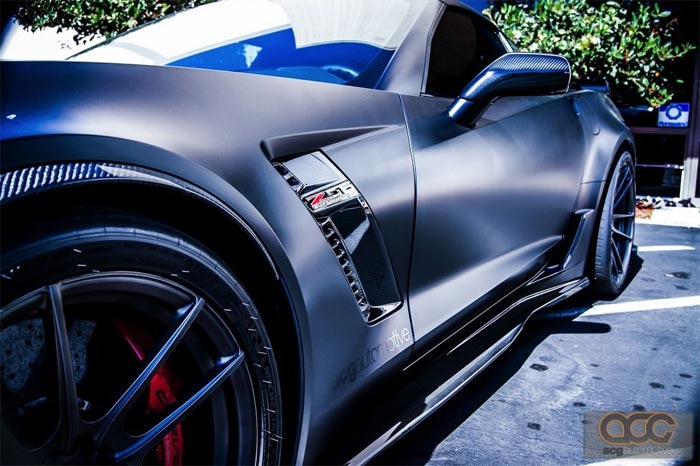 Corvette Z06 Gets a Satin and Carbon Fiber Overhaul from ACG Automotive