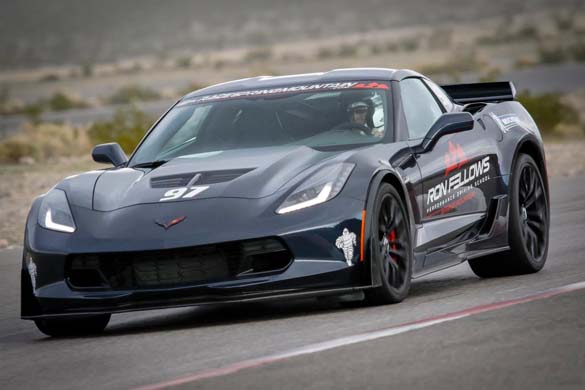 National Corvette Seller Mike Furman Drives the Corvette Z06 at Spring Mountain