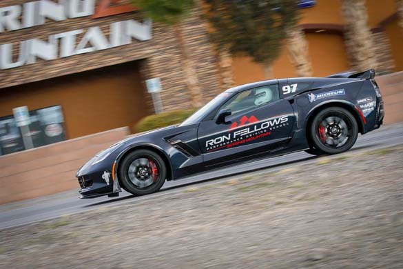 National Corvette Seller Mike Furman Drives the Corvette Z06 at Spring Mountain