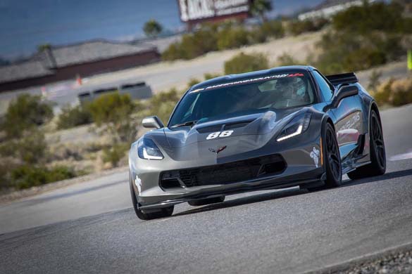 National Corvette Seller Mike Furman Drives the Corvette Z06 at Spring Mountain