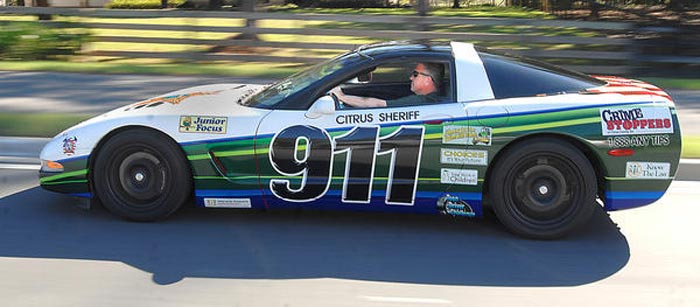 Confiscated C5 Corvette Now Educates Florida Students about Drugs and Crime
