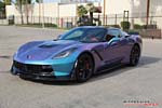 [PICS] Lavender Turquoise Wrapped Corvette Stingray is a Multi-Colored Beauty