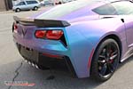 [PICS] Lavender Turquoise Wrapped Corvette Stingray is a Multi-Colored Beauty
