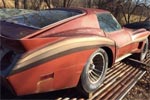 Corvettes on eBay: Barn Find 1974 Corvette with Greenwood Widebody Kit