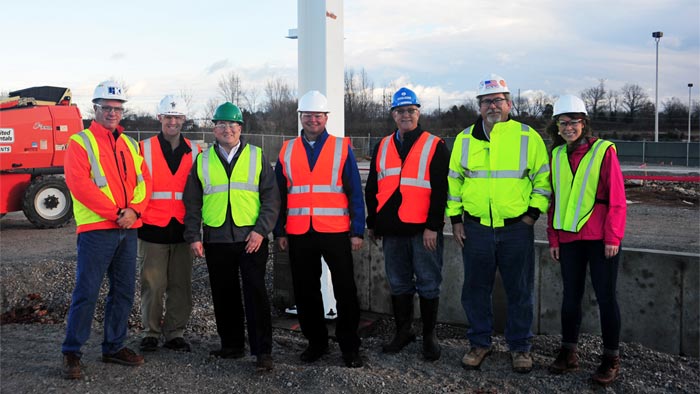 First Beam Set for the New Corvette Paint Shop at the Bowling Green Assembly Plant