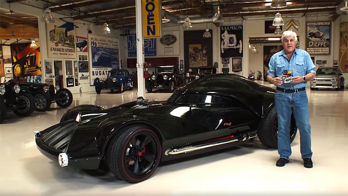 [VIDEO] Jay Leno Drives the Corvette-based Hot Wheels Darth Vader Tribute Car