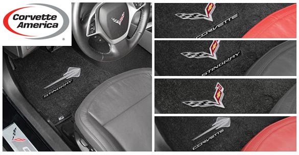 New C7 Corvette Embroidered Mats from Corvette America