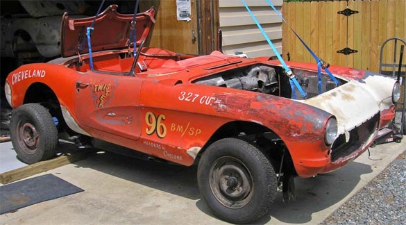Information Wanted on this 1957 Drag Corvette named 'Lil Twister'
