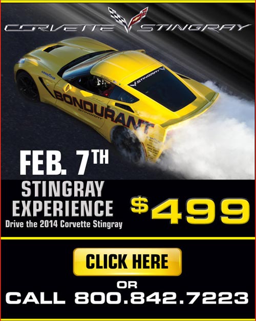 Join Bondurant on February 7th for the Corvette Stingray Experience