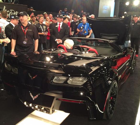 Rick Hendrick Buys the 2015 VIN 001 Corvette Z06 Convertible at Barrett-Jackson