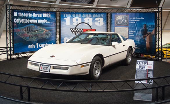 National Corvette Museum Creates New Display for World's Only 1983 Corvette