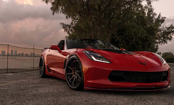 [PICS] Corvette Z06 Looks Stunning on Matte Black ADV.1 Wheels