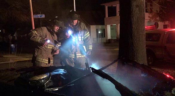 C5 Corvette Torched in a Suspicious Fire in Arkansas