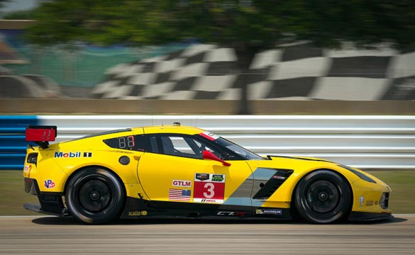 CORVETTE RACING AT SEBRING: Garcia Qualifies Corvette C7.R Third in GTLM