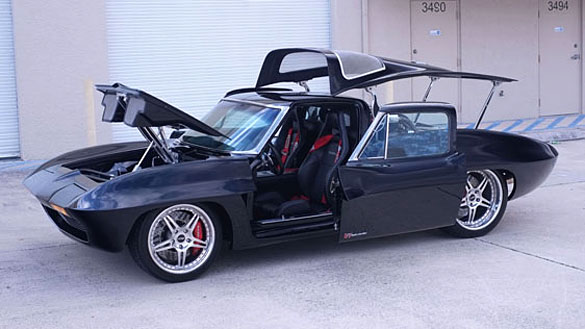 Former SEMA V7 Twin Turbo Corvette Concept Featured at Auction America's Fort Lauderdale Sale