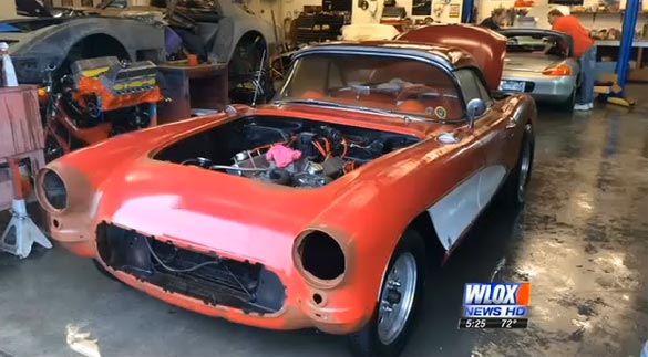 1957 Corvette Transformed from Basket Case to Bayou Cruiser