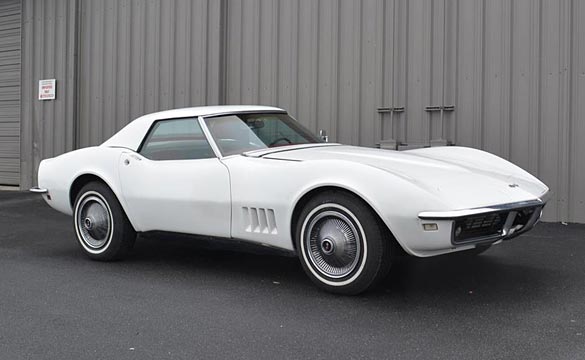 Classic White 1968 Corvette Convertible 