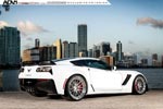 [PICS] Shock and Awe: Arctic White Corvette Z06 on Polished Aluminum ADV.1 Wheels