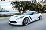 [PICS] Shock and Awe: Arctic White Corvette Z06 on Polished Aluminum ADV.1 Wheels
