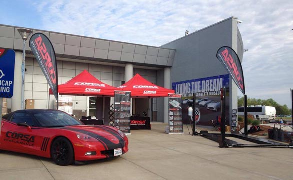 CORSA Exhaust Systems on Sale and Ready to be Installed at the Corvette Museum's Bash