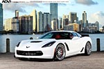 [PICS] Shock and Awe: Arctic White Corvette Z06 on Polished Aluminum ADV.1 Wheels