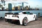 [PICS] Shock and Awe: Arctic White Corvette Z06 on Polished Aluminum ADV.1 Wheels