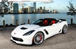 [PICS] Shock and Awe: Arctic White Corvette Z06 on Polished Aluminum ADV.1 Wheels