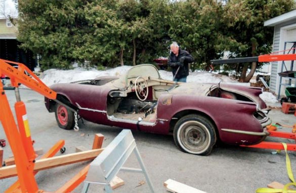 They're Still Out There – 1954 Corvette Garage Find