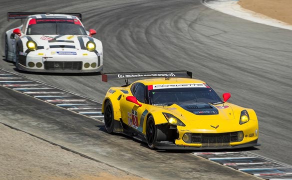 Corvette Racing at Laguna Seca:  Disappointing 6th and 7th Place Finish for Corvette C7.Rs