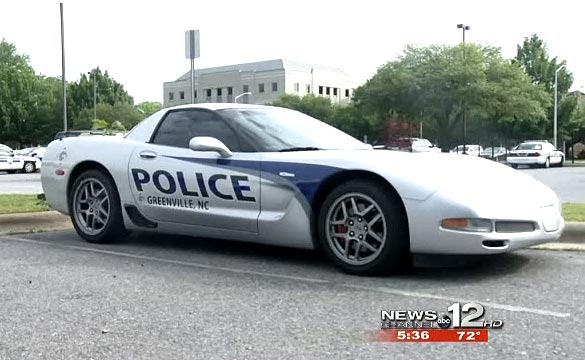 2003 Corvette Z06 Seized by Greenville Police is the Department's Fastest Police Cruiser