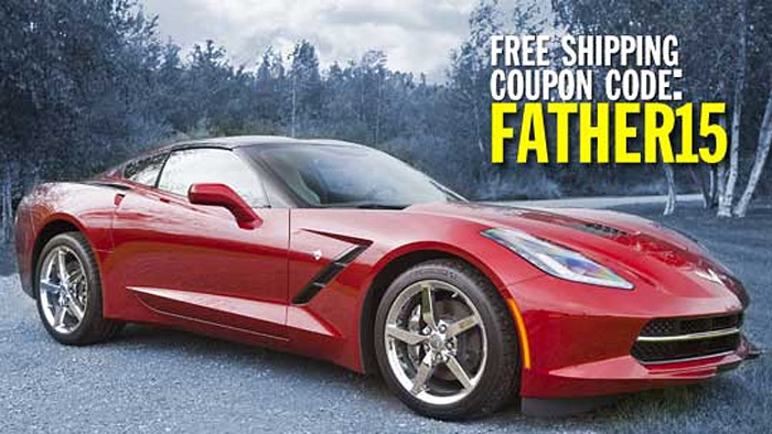 Free Shipping for Father's Day from Corvette Central
