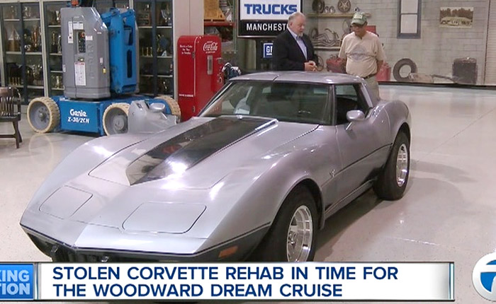 [VIDEO] GM Helping to Get Stolen C3 Corvette Back on the Road for Woodward Dream Cruise