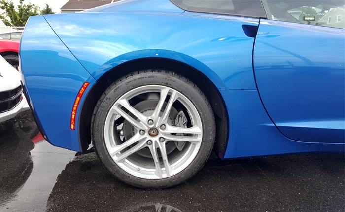 2016 Corvette Stingray with Base Stingray Wheels
