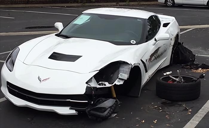 [ACCIDENT] Walk Around of a C7 Corvette Stingray Hit by a Drunk Driver