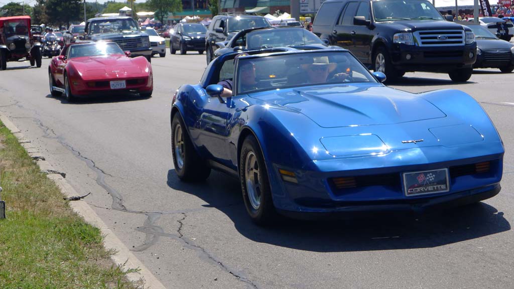 The Corvettes of the 2015 Woodward Dream Cruise