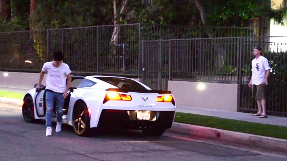 [VIDEO] Rich Kid Gives Away a Free C7 Corvette Stingray to a Complete Stranger