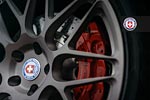 Daytona Orange Corvette Z06 Fitted with HRE's Brushed Titanium Wheels