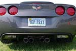 The Corvette Vanity Plates of Corvettes at Carlisle 2015