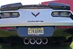 The Corvette Vanity Plates of Corvettes at Carlisle 2015