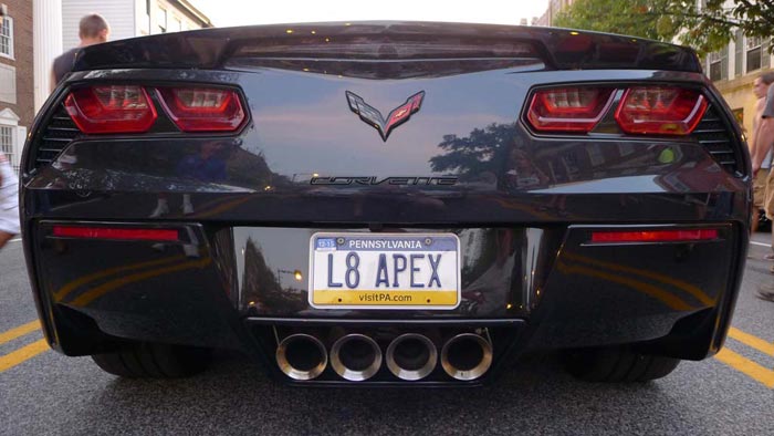 The Corvette Vanity Plates of Corvettes at Carlisle 2015
