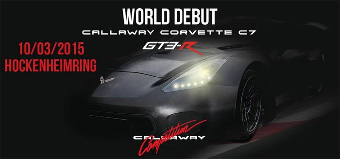 The Callaway Corvette C7 GT3 is Teased Ahead of October's Reveal