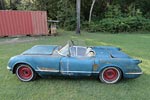Corvettes on eBay: 1954 Pennant Blue Corvette Barn Find