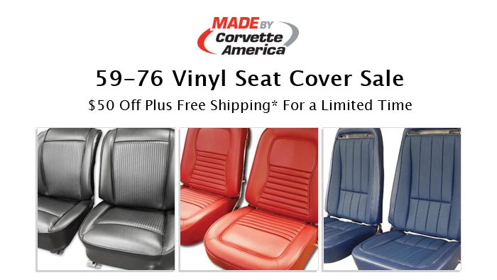 Save on 1959-76 Corvette Vinyl Seat Covers at Corvette America