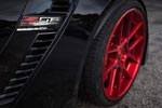 Red with Envy: Black Chevy Corvette Z06 on Red ADV.1 Wheels