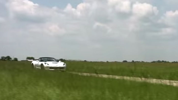 [VIDEO] Hennessey Track Tests Their HPE800 Corvette Z06 Convertible