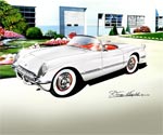 Hang a Replica of Your Corvette on the Wall with Artwork from Danny Whitfield
