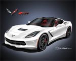 Hang a Replica of Your Corvette on the Wall with Artwork from Danny Whitfield