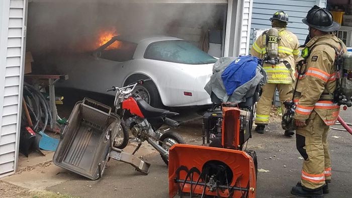 C3 Corvette Damaged in Connecticut Garage Fire