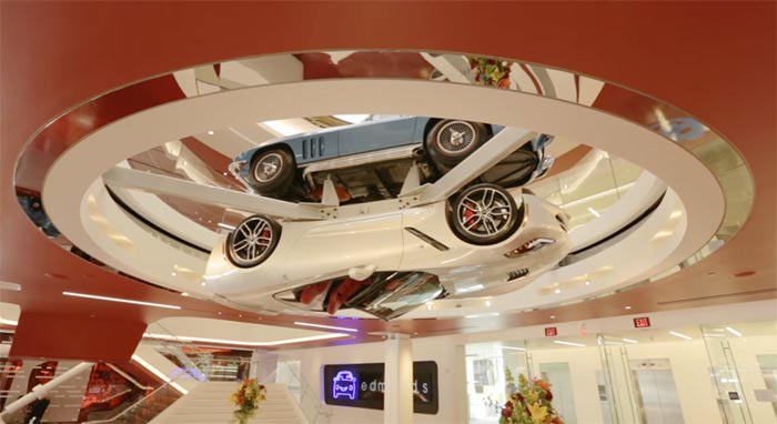 [VIDEO] Edmunds Celebrates New Office Space with 50 Year Corvette Display