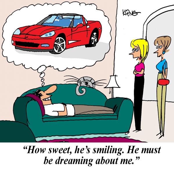 Saturday Morning Corvette Comic: Sweet Dreams (Are Made of This)
